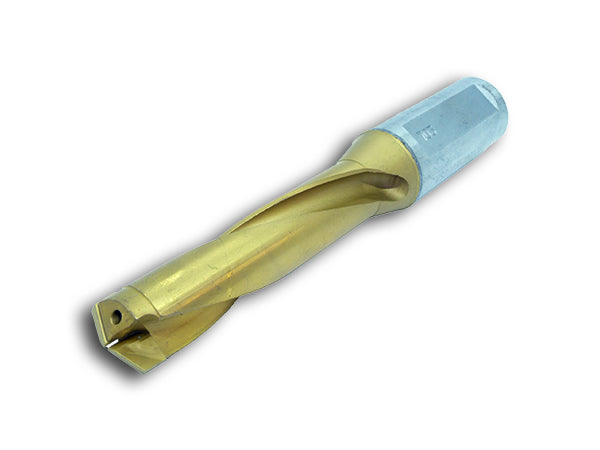 .703" Carbide Tipped Coolant Thru Drill TiN - VSD703-100-281(17.85mm)