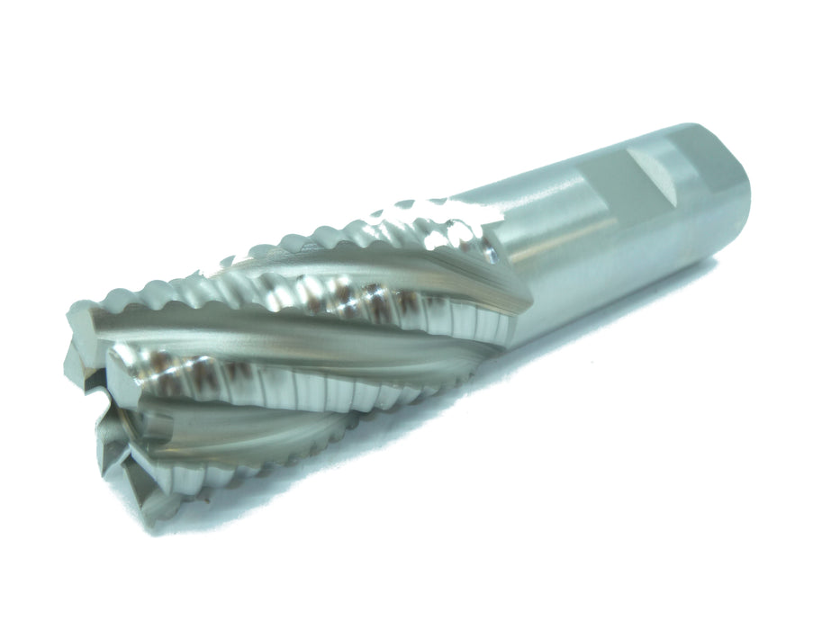 1-1/8" 6 Flute Roughing End Mill HSSCo - Sowa 103959 (1" Shank)