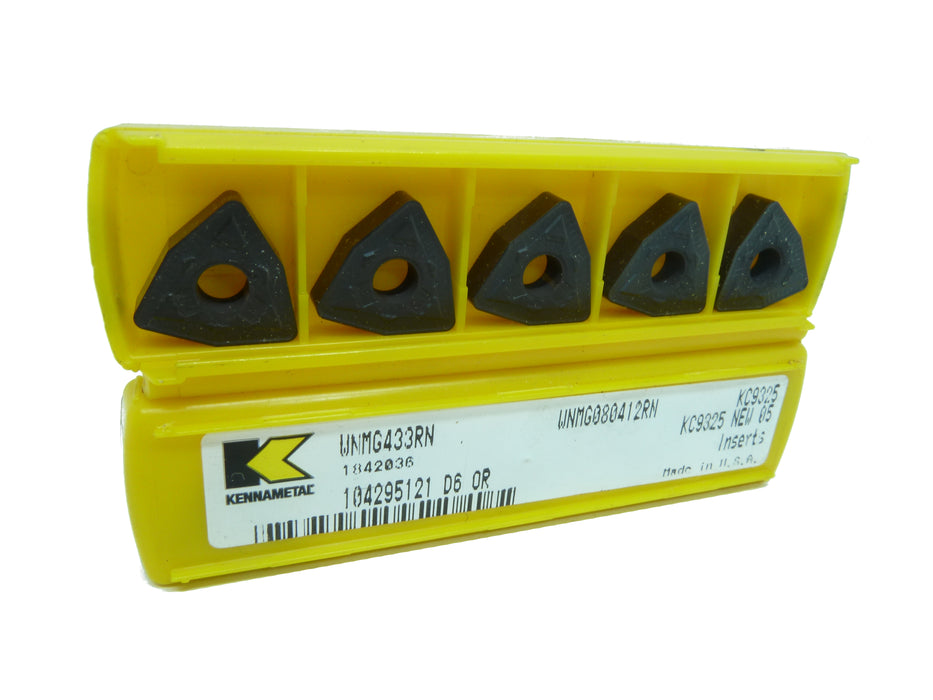 WNMG433-RN KC9325 Insert - Kennametal (Steel/Stainless)