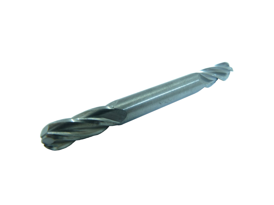 3/32" 4 Flute Ball Nose Double End End Mill - Rico