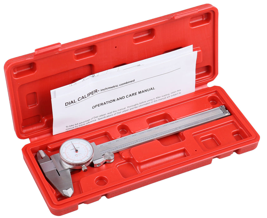 6"/150mm Precision Inch/Metric Dial Caliper - Accusize P920-S236