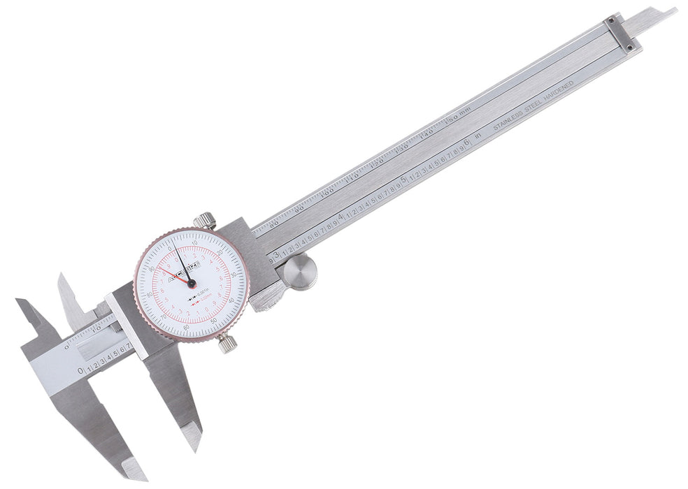 6"/150mm Precision Inch/Metric Dial Caliper - Accusize P920-S236