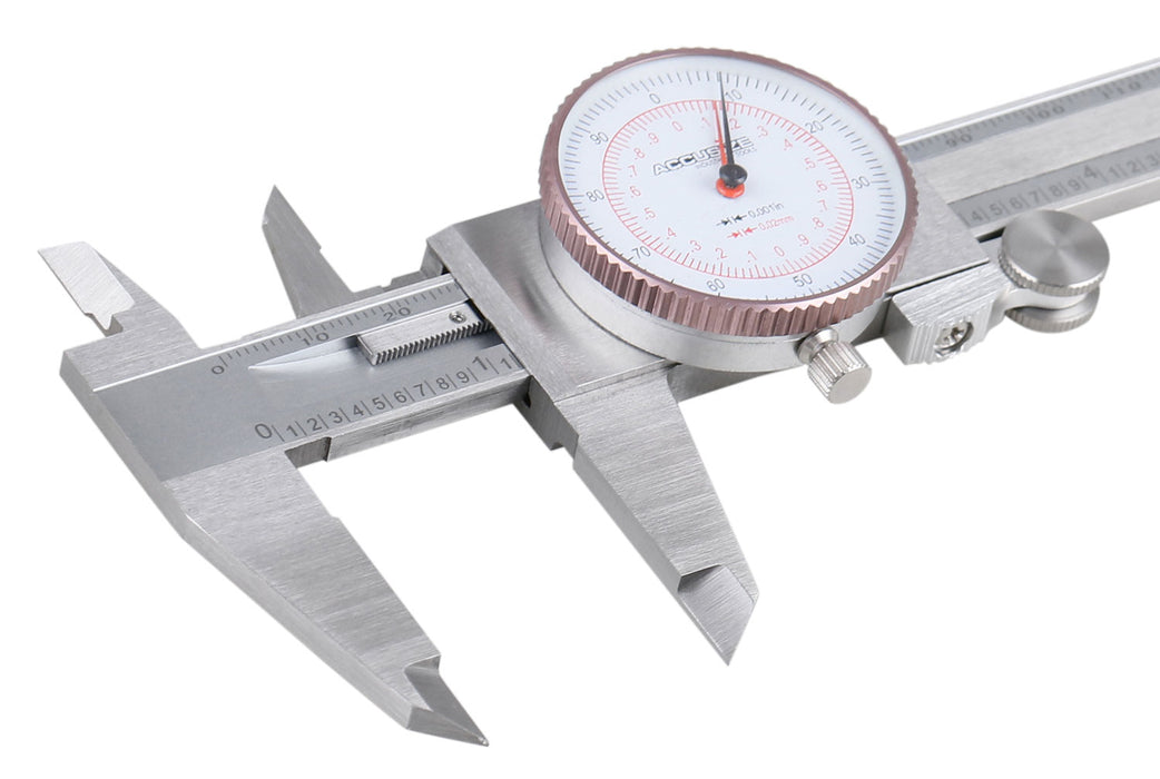 6"/150mm Precision Inch/Metric Dial Caliper - Accusize P920-S236