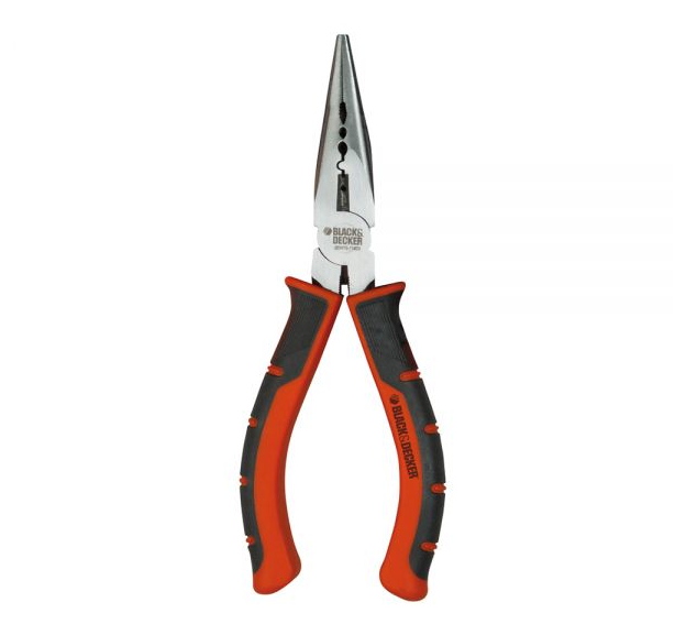 6" Long Nose Pliers - Black & Decker