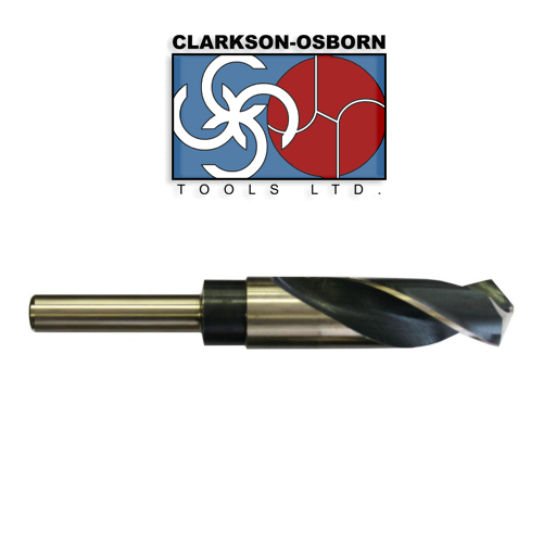 49/64" x 1/2" Shank Prentice Drill HSS- Clarkson-Osborn #DR50049