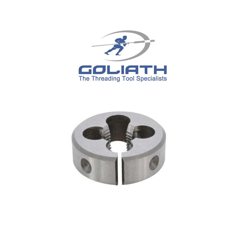 M16 x 1.0mm Threading Die HSS (11/2" OD) Goliath F446XED — Cutting