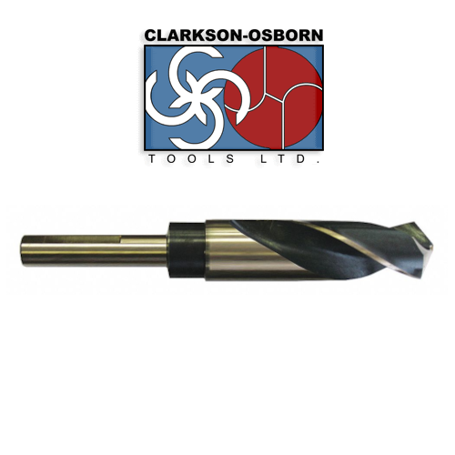 21/32" Reduced Shank Drill HSS - Clarkson Osborn