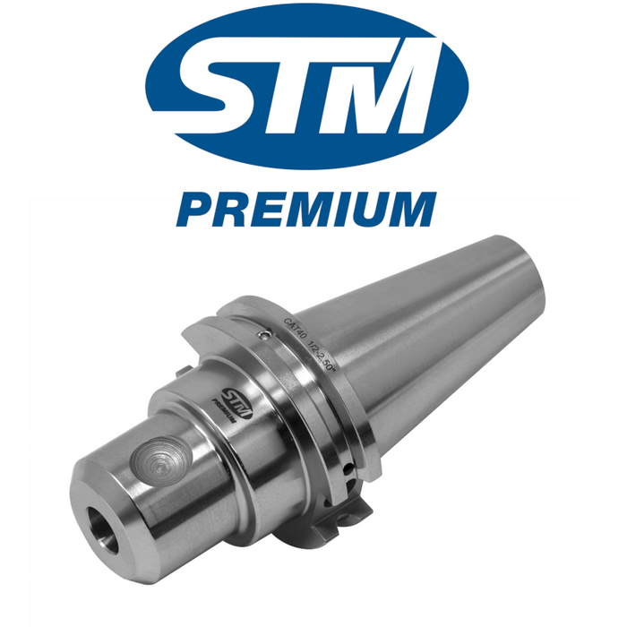 CAT40 x 1/2" End Mill Holder (1.75" Gage) - STM Premium