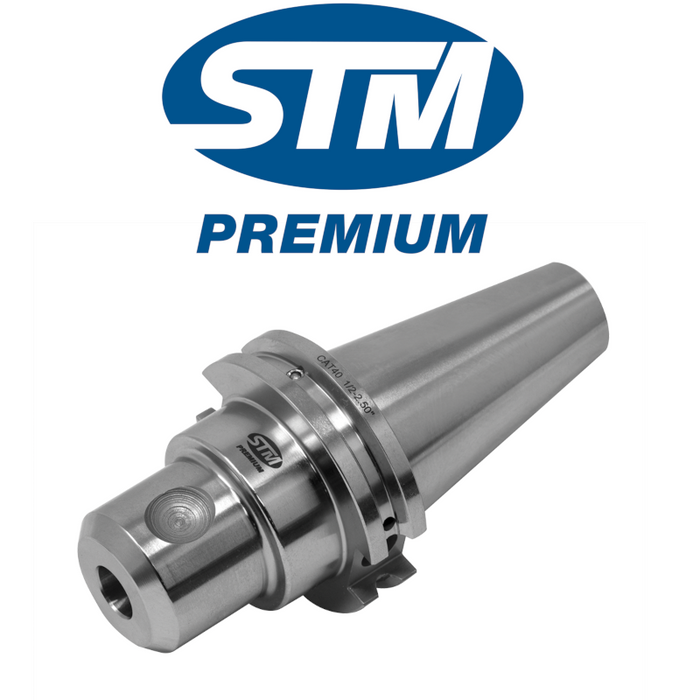 CAT40 x 1" End Mill Holder (2" Gage) - STM Premium