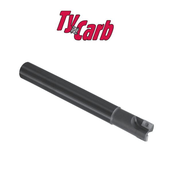 3/4" 90 Degree Indexable End Mill Coolant Thru - TyCarb TXD90CY-0750-XXLC