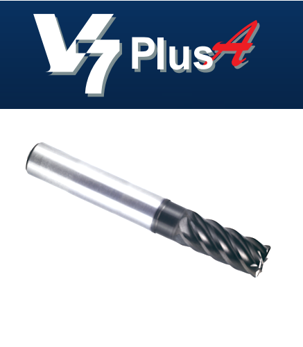1/2" 4 Flute Variable Helix V7-Plus A Carbide End Mill - YG-1 GMF68941