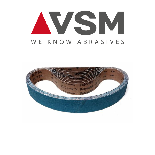 1-1/2" x 30" 80 Grit ZK713X Abrasive Belt - VSM 101641