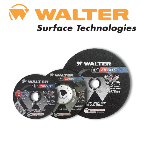 5" x 3/64" x 7/8" Zip Cut - Type 27 - Walter 11T152