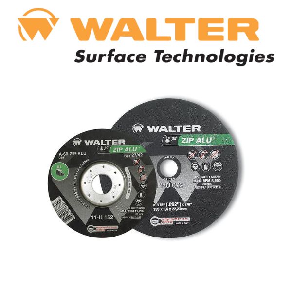 5" x 3/64" x 7/8" Zip Alu - Type 1 - Walter #11-U 052