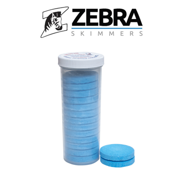 Odor Control Tablets (15 Pc Pkg) Zebra Skimmers — Cutting Tool Pickers