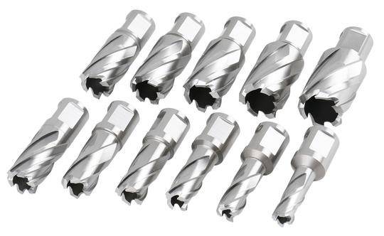 13pc Annular Cutter Set - 7/16" to 1-1/16" - Accusize N10