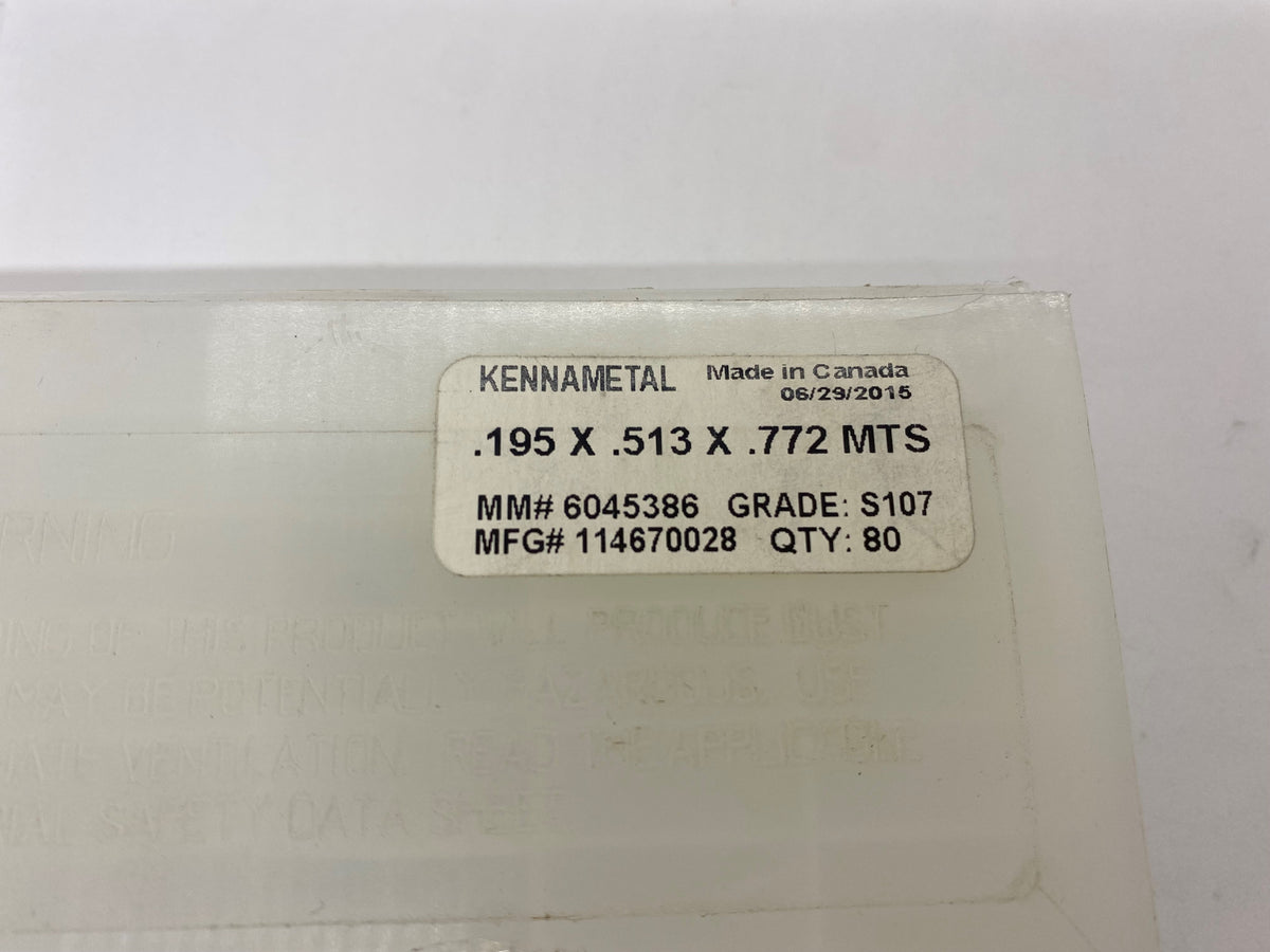 STB Carbide Blank Kennametal — Cutting Tool Pickers