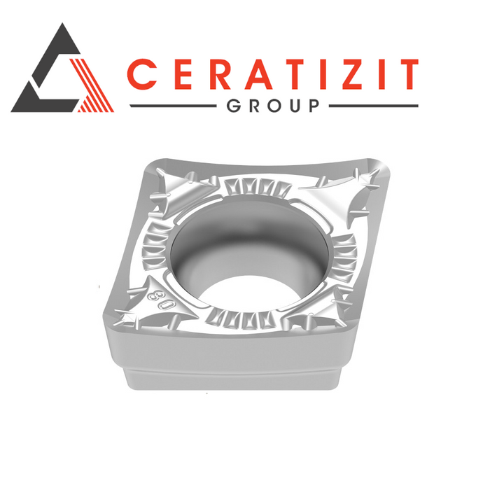 CCMT32.51EN-29 H216T Carbide Insert - Ceratizit (Aluminum/Non-Ferrous Grade)