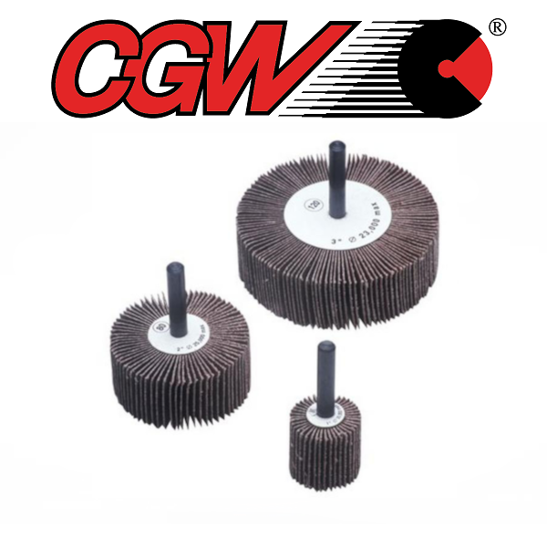 1" x 1" x 1/4" 80 Grit Flap Wheel - CGW 39909