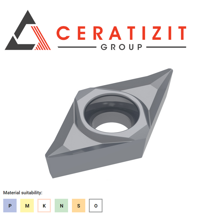 DCGT32.52FN-27 CTPX715 Carbide Insert - Ceratizit (Multi-Application Grade)