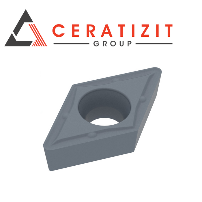 DCMT32.52EN-M55 CTPM125 Carbide Insert - Ceratizit (Stainless Steel Grade)