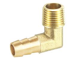 D139-5B Hose Barb 90 Degree Elbow 5/16" Hose ID x 1/4" MNPT