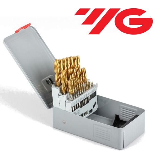 1.0mm - 13mm Metric Gold-P Jobber Drill Set - YG1 D1GP165SET2