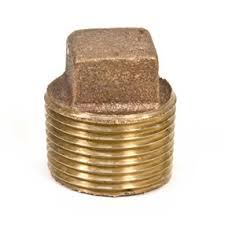 1/2-14 Pipe Plug Square Head Brass