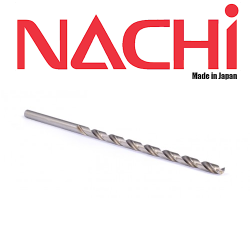 21/32" Extra Length Drill HSS - Nachi (9" LOC, 12" OAL)