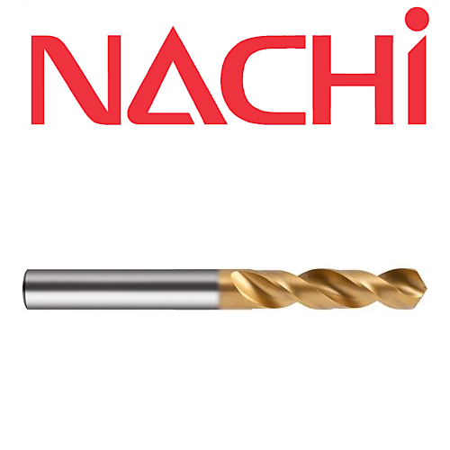 10.4mm Stub Drill HSSCo TiN - Nachi L6568P