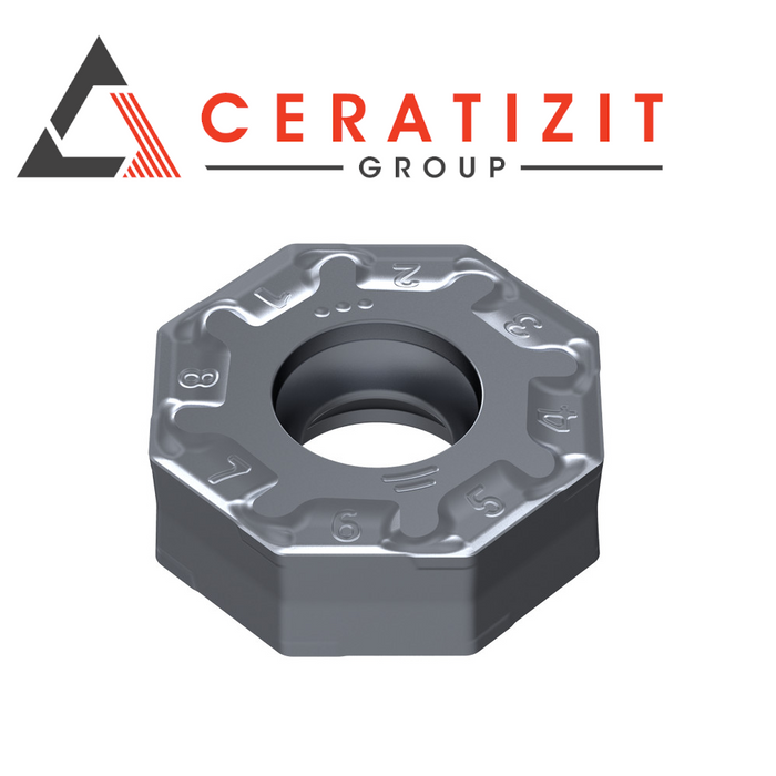 OAKU060508SR-M50 CTPM225 Milling Insert - Ceratizit (Steel & Stainless Grade)
